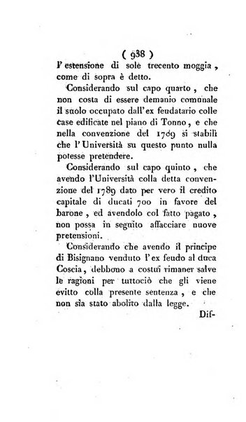 Bullettino delle sentenze emanate dalla Suprema commissione per le liti fra i già baroni ed i comuni