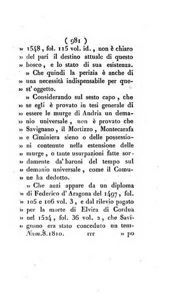 Bullettino delle sentenze emanate dalla Suprema commissione per le liti fra i già baroni ed i comuni