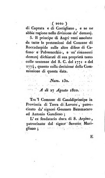 Bullettino delle sentenze emanate dalla Suprema commissione per le liti fra i già baroni ed i comuni