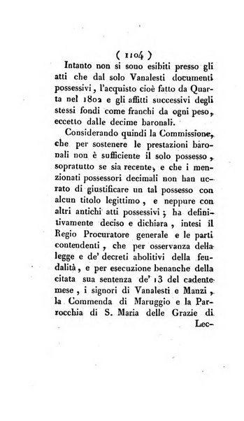 Bullettino delle sentenze emanate dalla Suprema commissione per le liti fra i già baroni ed i comuni