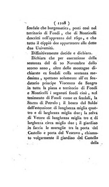 Bullettino delle sentenze emanate dalla Suprema commissione per le liti fra i già baroni ed i comuni