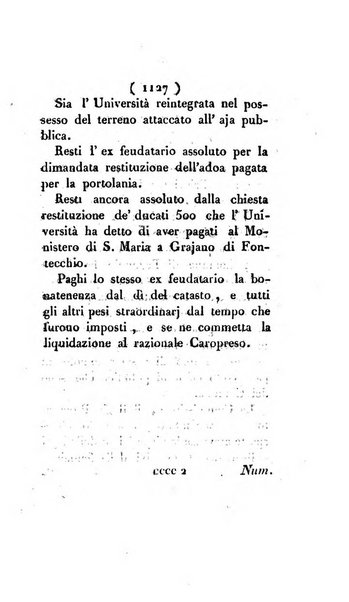 Bullettino delle sentenze emanate dalla Suprema commissione per le liti fra i già baroni ed i comuni