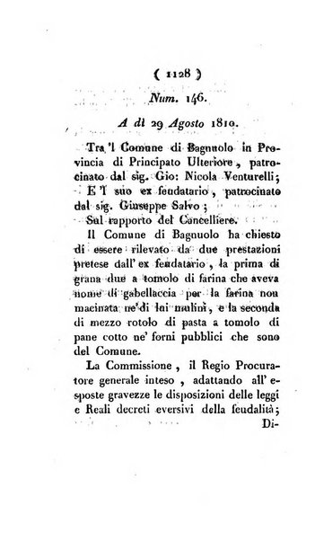 Bullettino delle sentenze emanate dalla Suprema commissione per le liti fra i già baroni ed i comuni