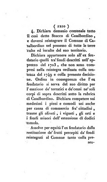 Bullettino delle sentenze emanate dalla Suprema commissione per le liti fra i già baroni ed i comuni