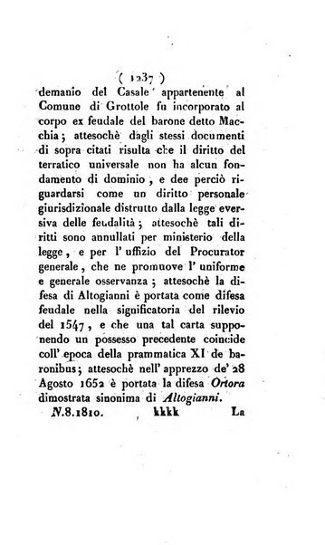 Bullettino delle sentenze emanate dalla Suprema commissione per le liti fra i già baroni ed i comuni