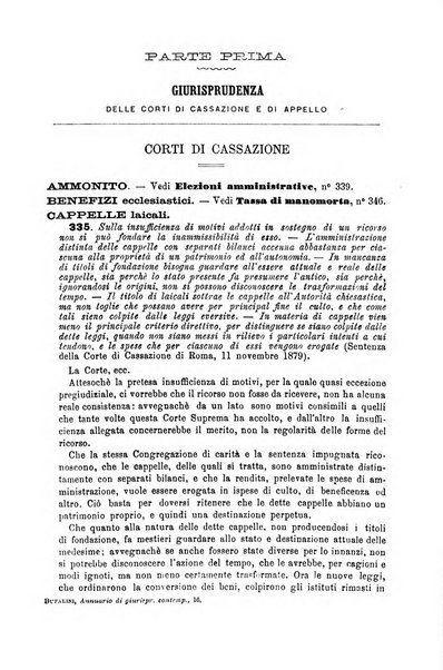 Annuario di giurisprudenza contemporanea amministrativa e finanziaria ossia raccolta di sentenze, pareri, massime, decisioni ...