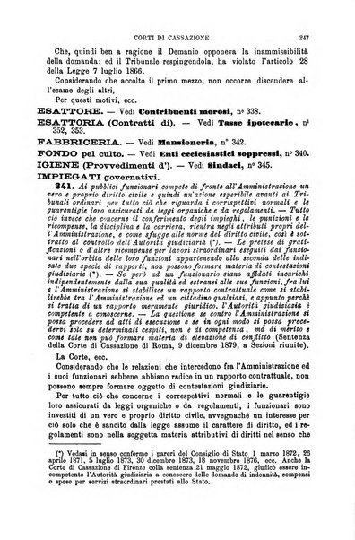 Annuario di giurisprudenza contemporanea amministrativa e finanziaria ossia raccolta di sentenze, pareri, massime, decisioni ...