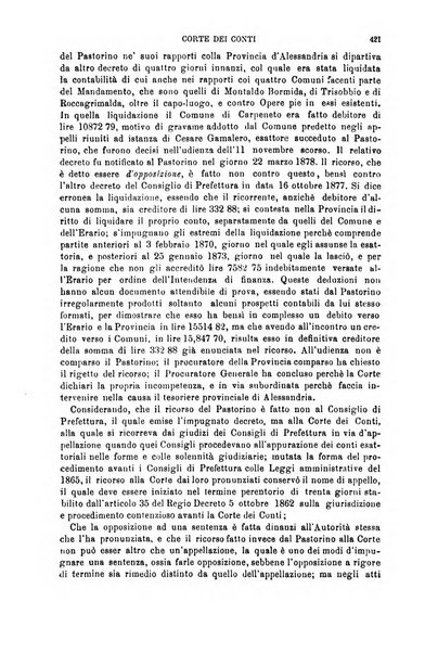 Annuario di giurisprudenza contemporanea amministrativa e finanziaria ossia raccolta di sentenze, pareri, massime, decisioni ...