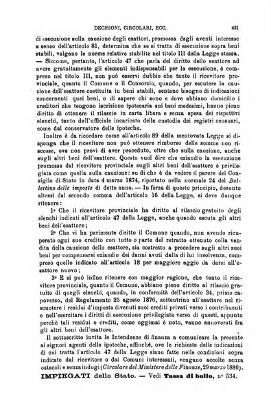 Annuario di giurisprudenza contemporanea amministrativa e finanziaria ossia raccolta di sentenze, pareri, massime, decisioni ...