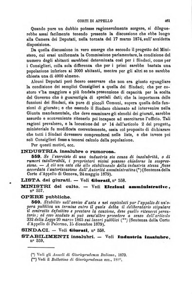 Annuario di giurisprudenza contemporanea amministrativa e finanziaria ossia raccolta di sentenze, pareri, massime, decisioni ...