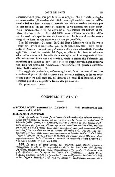 Annuario di giurisprudenza contemporanea amministrativa e finanziaria ossia raccolta di sentenze, pareri, massime, decisioni ...