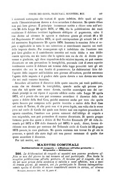 Annuario di giurisprudenza contemporanea amministrativa e finanziaria ossia raccolta di sentenze, pareri, massime, decisioni ...