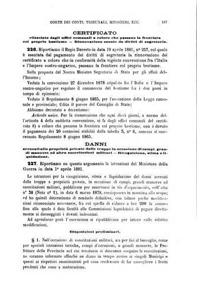 Annuario di giurisprudenza contemporanea amministrativa e finanziaria ossia raccolta di sentenze, pareri, massime, decisioni ...