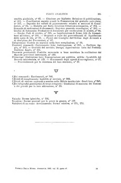 Annuario di giurisprudenza contemporanea amministrativa e finanziaria ossia raccolta di sentenze, pareri, massime, decisioni ...