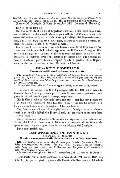 Annuario di giurisprudenza contemporanea amministrativa e finanziaria ossia raccolta di sentenze, pareri, massime, decisioni ...