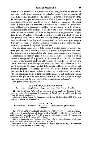 Annuario di giurisprudenza contemporanea amministrativa e finanziaria ossia raccolta di sentenze, pareri, massime, decisioni ...