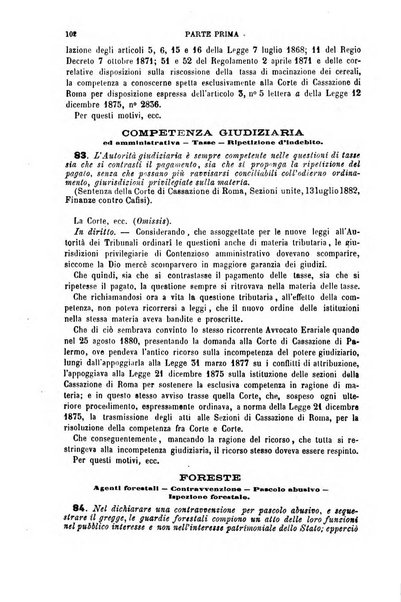 Annuario di giurisprudenza contemporanea amministrativa e finanziaria ossia raccolta di sentenze, pareri, massime, decisioni ...