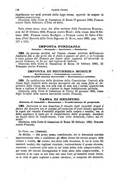 Annuario di giurisprudenza contemporanea amministrativa e finanziaria ossia raccolta di sentenze, pareri, massime, decisioni ...