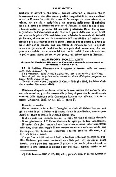 Annuario di giurisprudenza contemporanea amministrativa e finanziaria ossia raccolta di sentenze, pareri, massime, decisioni ...