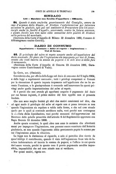 Annuario di giurisprudenza contemporanea amministrativa e finanziaria ossia raccolta di sentenze, pareri, massime, decisioni ...