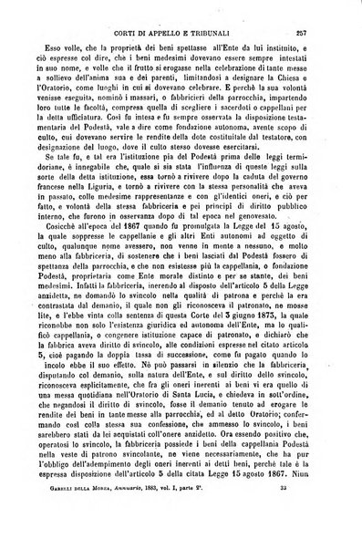 Annuario di giurisprudenza contemporanea amministrativa e finanziaria ossia raccolta di sentenze, pareri, massime, decisioni ...