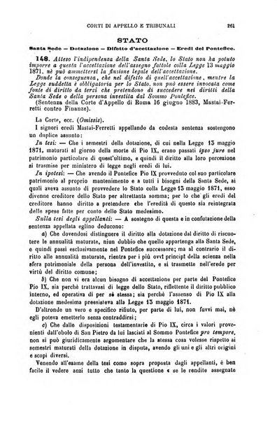 Annuario di giurisprudenza contemporanea amministrativa e finanziaria ossia raccolta di sentenze, pareri, massime, decisioni ...