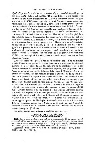 Annuario di giurisprudenza contemporanea amministrativa e finanziaria ossia raccolta di sentenze, pareri, massime, decisioni ...