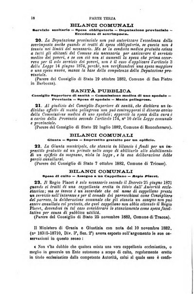 Annuario di giurisprudenza contemporanea amministrativa e finanziaria ossia raccolta di sentenze, pareri, massime, decisioni ...