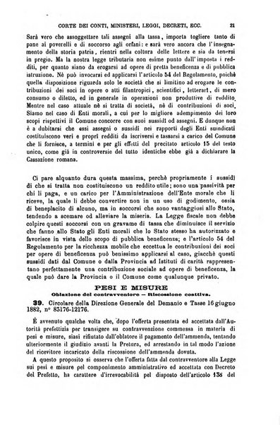 Annuario di giurisprudenza contemporanea amministrativa e finanziaria ossia raccolta di sentenze, pareri, massime, decisioni ...