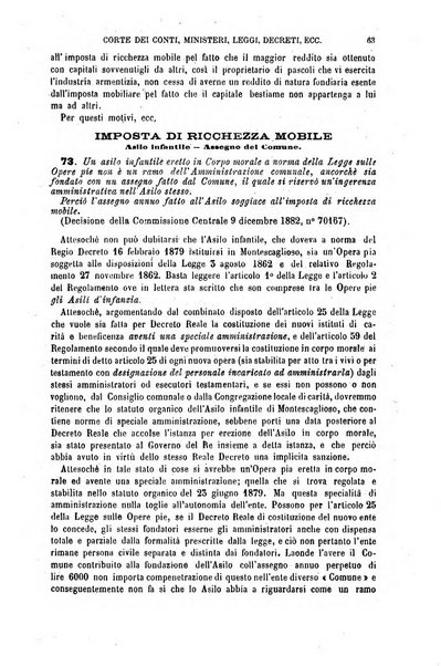 Annuario di giurisprudenza contemporanea amministrativa e finanziaria ossia raccolta di sentenze, pareri, massime, decisioni ...