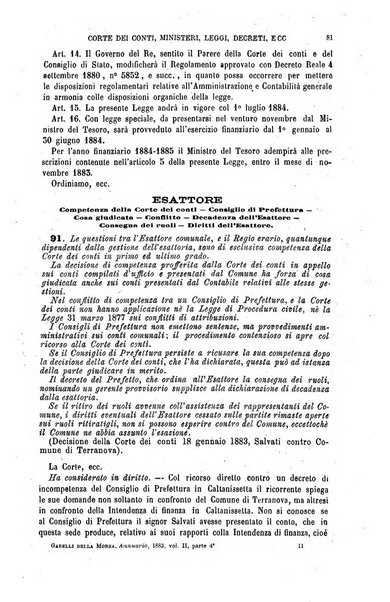 Annuario di giurisprudenza contemporanea amministrativa e finanziaria ossia raccolta di sentenze, pareri, massime, decisioni ...