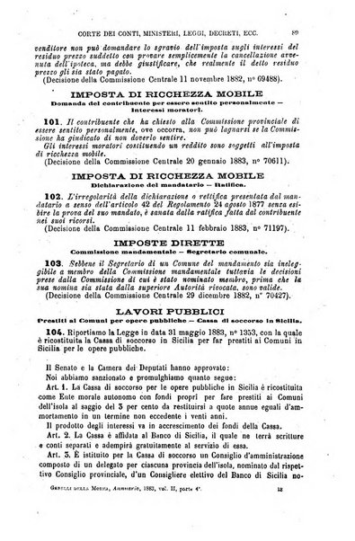 Annuario di giurisprudenza contemporanea amministrativa e finanziaria ossia raccolta di sentenze, pareri, massime, decisioni ...