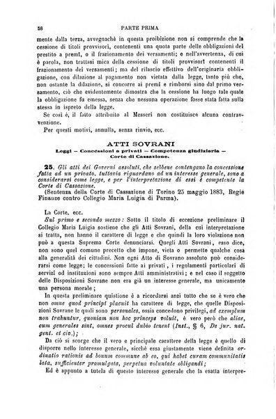 Annuario di giurisprudenza contemporanea amministrativa e finanziaria ossia raccolta di sentenze, pareri, massime, decisioni ...