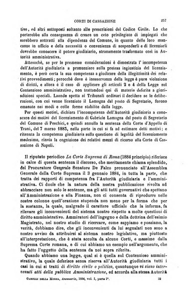 Annuario di giurisprudenza contemporanea amministrativa e finanziaria ossia raccolta di sentenze, pareri, massime, decisioni ...