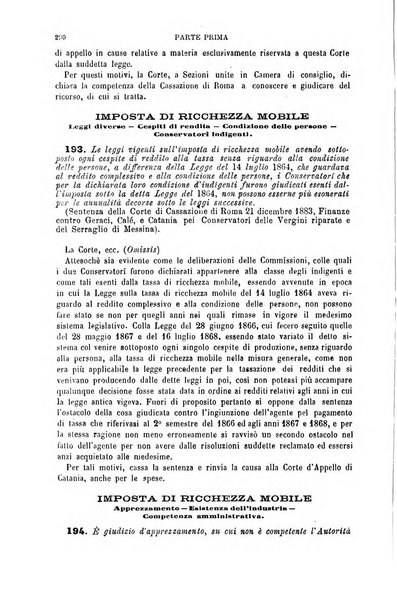 Annuario di giurisprudenza contemporanea amministrativa e finanziaria ossia raccolta di sentenze, pareri, massime, decisioni ...