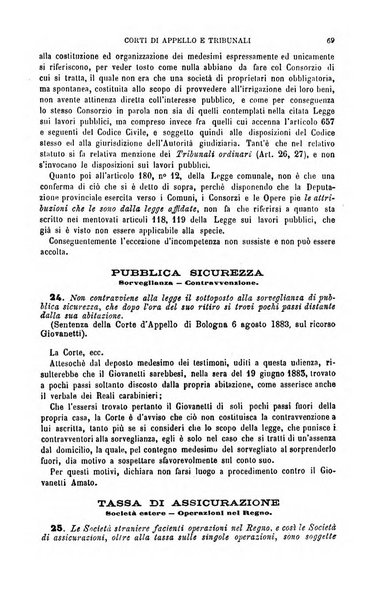 Annuario di giurisprudenza contemporanea amministrativa e finanziaria ossia raccolta di sentenze, pareri, massime, decisioni ...