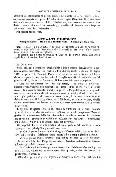 Annuario di giurisprudenza contemporanea amministrativa e finanziaria ossia raccolta di sentenze, pareri, massime, decisioni ...