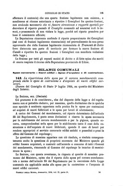 Annuario di giurisprudenza contemporanea amministrativa e finanziaria ossia raccolta di sentenze, pareri, massime, decisioni ...