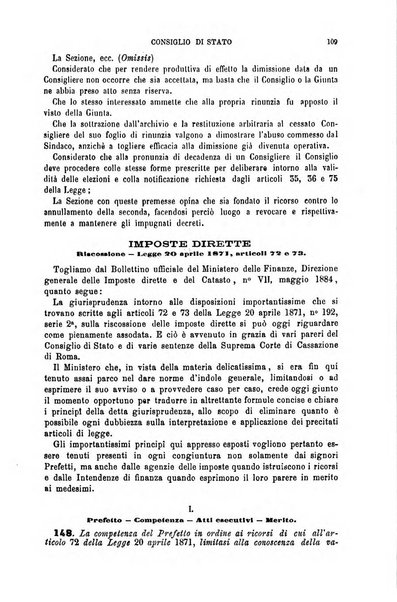 Annuario di giurisprudenza contemporanea amministrativa e finanziaria ossia raccolta di sentenze, pareri, massime, decisioni ...