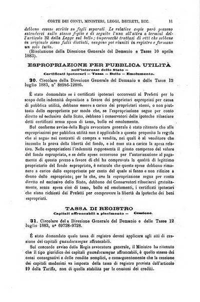 Annuario di giurisprudenza contemporanea amministrativa e finanziaria ossia raccolta di sentenze, pareri, massime, decisioni ...