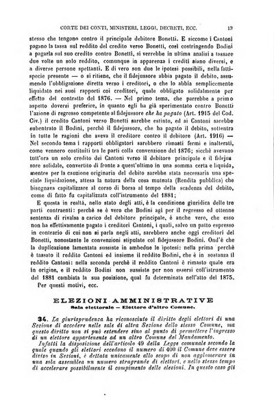 Annuario di giurisprudenza contemporanea amministrativa e finanziaria ossia raccolta di sentenze, pareri, massime, decisioni ...