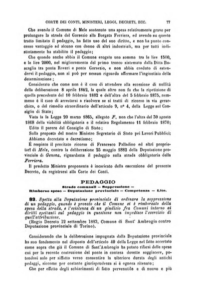 Annuario di giurisprudenza contemporanea amministrativa e finanziaria ossia raccolta di sentenze, pareri, massime, decisioni ...