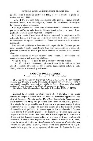 Annuario di giurisprudenza contemporanea amministrativa e finanziaria ossia raccolta di sentenze, pareri, massime, decisioni ...