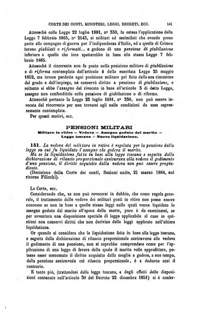 Annuario di giurisprudenza contemporanea amministrativa e finanziaria ossia raccolta di sentenze, pareri, massime, decisioni ...