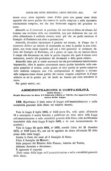 Annuario di giurisprudenza contemporanea amministrativa e finanziaria ossia raccolta di sentenze, pareri, massime, decisioni ...