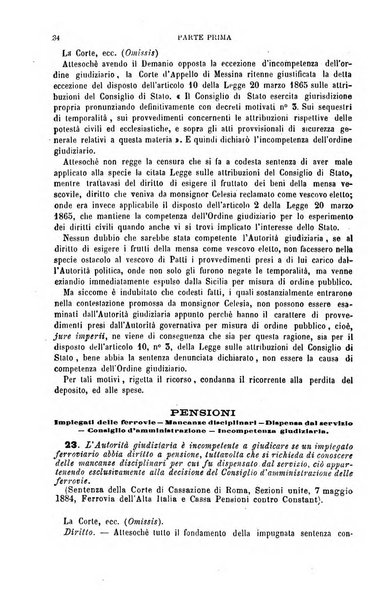 Annuario di giurisprudenza contemporanea amministrativa e finanziaria ossia raccolta di sentenze, pareri, massime, decisioni ...