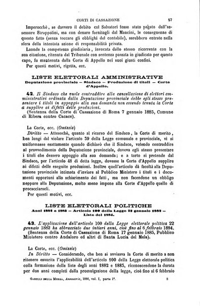 Annuario di giurisprudenza contemporanea amministrativa e finanziaria ossia raccolta di sentenze, pareri, massime, decisioni ...