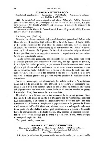 Annuario di giurisprudenza contemporanea amministrativa e finanziaria ossia raccolta di sentenze, pareri, massime, decisioni ...