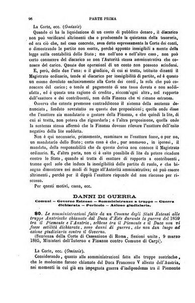 Annuario di giurisprudenza contemporanea amministrativa e finanziaria ossia raccolta di sentenze, pareri, massime, decisioni ...