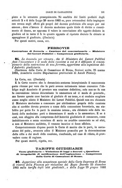 Annuario di giurisprudenza contemporanea amministrativa e finanziaria ossia raccolta di sentenze, pareri, massime, decisioni ...